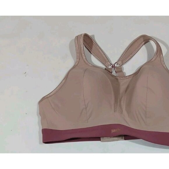 Panache 7341B Boundless Non Wired Sports Bra Size 40D Pink High Impact Racerback - Picture 3 of 8
